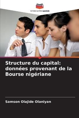 Structure du capital: données provenant de la Bourse nigériane - Samson Olajide Olaniyan - cover