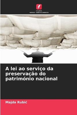 A lei ao serviço da preservação do património nacional - Majda Rubic - cover