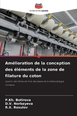 Amélioration de la conception des éléments de la zone de filature du coton - P Kh Botirova,D V Norbayeva,R X Rosulov - cover