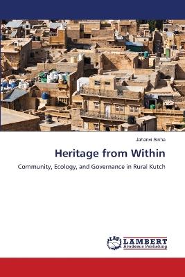 Heritage from Within - Jahanvi Sinha - cover