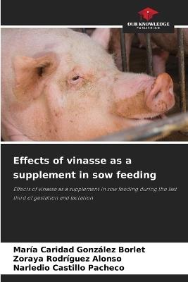 Effects of vinasse as a supplement in sow feeding - María Caridad González Borlet,Zoraya Rodríguez Alonso,Narledio Castillo Pacheco - cover