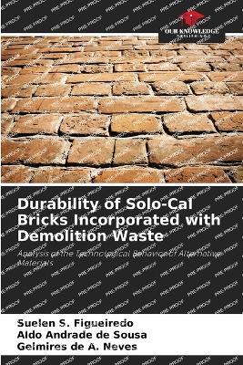 Durability of Solo-Cal Bricks Incorporated with Demolition Waste - Suelen S Figueiredo,Aldo Andrade de Sousa,Gelmires de A Neves - cover