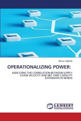 Operationalizing Power - Nancy Ogbedo - cover