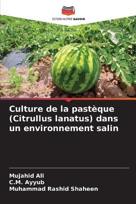 Culture de la pastèque (Citrullus lanatus) dans un environnement salin - Mujahid Ali,C M Ayyub,Muhammad Rashid Shaheen - cover
