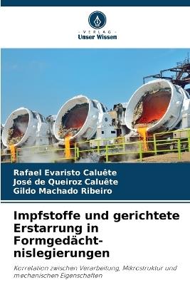 Impfstoffe und gerichtete Erstarrung in Formgedächt-nislegierungen - Rafael Evaristo Caluête,José de Queiroz Caluête,Gildo Machado Ribeiro - cover