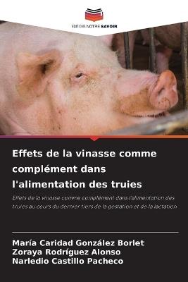 Effets de la vinasse comme complément dans l'alimentation des truies - María Caridad González Borlet,Zoraya Rodríguez Alonso,Narledio Castillo Pacheco - cover