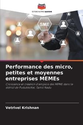 Performance des micro, petites et moyennes entreprises MEMEs - Vetrivel Krishnan - cover