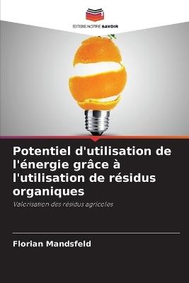Potentiel d'utilisation de l'énergie grâce à l'utilisation de résidus organiques - Florian Mandsfeld - cover