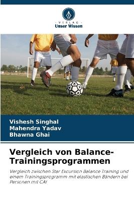 Vergleich von Balance-Trainingsprogrammen - Vishesh Singhal,Mahendra Yadav,Bhawna Ghai - cover