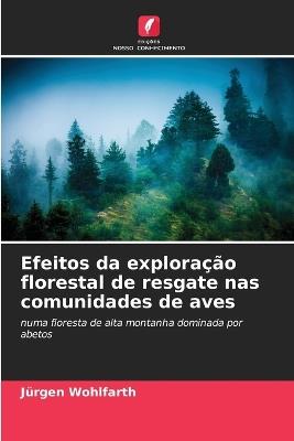 Efeitos da exploração florestal de resgate nas comunidades de aves - Jürgen Wohlfarth - cover
