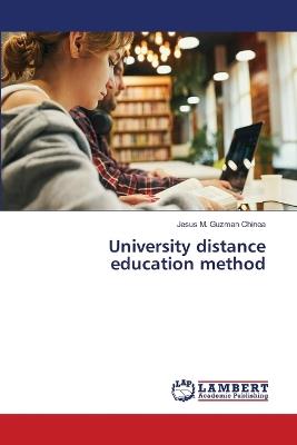 University distance education method - Jesús M Guzmán Chinea - cover