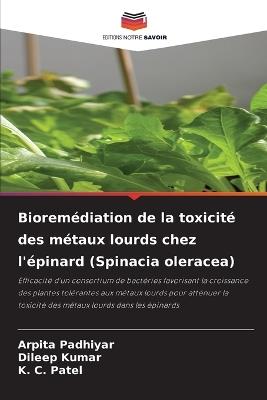 Bioremédiation de la toxicité des métaux lourds chez l'épinard (Spinacia oleracea) - Arpita Padhiyar,Dileep Kumar,K C Patel - cover