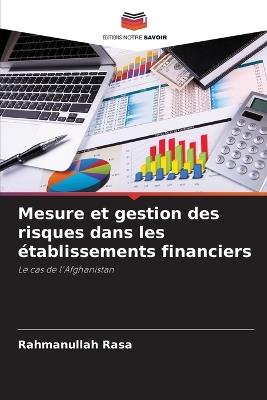 Mesure et gestion des risques dans les établissements financiers - Rahmanullah Rasa - cover