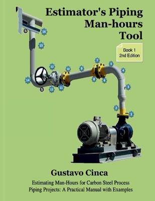 Estimator's Piping Man-hours Tool (Second Edition): Estimating Man-Hours for Carbon Steel Process Piping Projects: A Practical Manual with Examples - Gustavo Cinca - cover