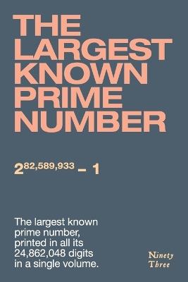 The largest known prime number - cover
