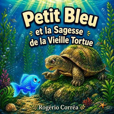Petit Bleu et la Sagesse de la Vieille Tortue: Livre Illustré pour Enfants sur la Patience, la Pleine Conscience et l'Intelligence Émotionnelle - Rogério Corrêa - cover