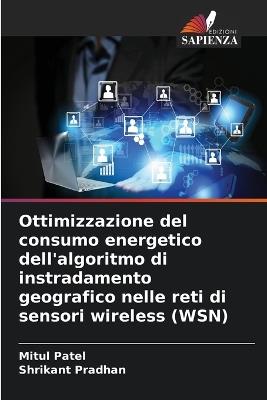 Ottimizzazione del consumo energetico dell'algoritmo di instradamento geografico nelle reti di sensori wireless (WSN) - Mitul Patel,Shrikant Pradhan - cover