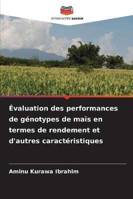 Évaluation des performances de génotypes de maïs en termes de rendement et d'autres caractéristiques - Aminu Kurawa Ibrahim - cover