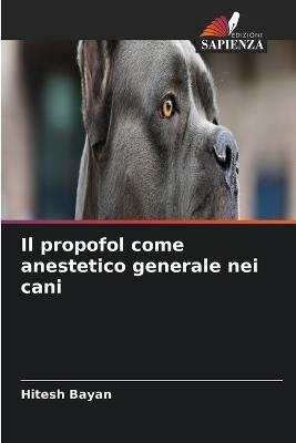 Il propofol come anestetico generale nei cani - Hitesh Bayan - cover