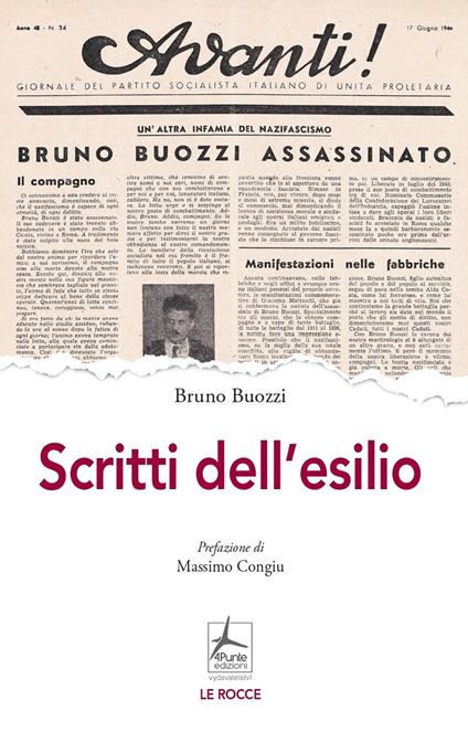 Scritti dell'esilio - Bruno Buozzi - copertina