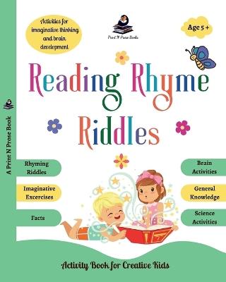 Reading Rhyme Riddles: Activity Book for Creative Kids - cover