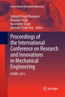 Proceedings of the International Conference on Research and Innovations in Mechanical Engineering: ICRIME-2013 - cover