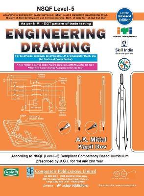 Engg. Drg. Electrical Sector (Nsqf-5 Syll.) 1st & 2nd Yr. - A K Mittal,Kapil Dev - cover