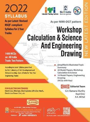 Electrician Workshop Calculation & Science And Engineering Drawing (NSQF 1st & 2nd Year) - G V Ramana Murthy,Kapil Dev,A K Mittal - cover