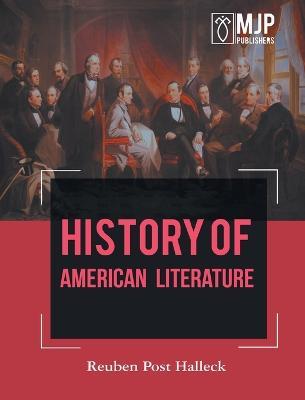 History of American Litearature - Reuben Post Halleck - cover