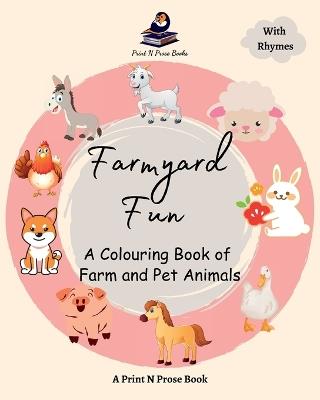 Farmyard Fun: A Colouring Book of Farm and Pet Animals - Niti Shukla - cover