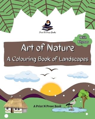 Art of Nature: A Colouring Book of Landscapes - cover