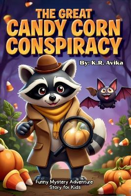 The Great Candy Corn Conspiracy: Funny Mystery Adventure Story for Kids Picture Book with Extra Family Fun - Wacky Choice Game, Silly Jokes, Tongue Twisters, and More - K R Avika - cover