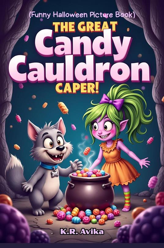 The Great Candy Cauldron Caper: Funny Halloween Picture Book - K.R. Avika - ebook