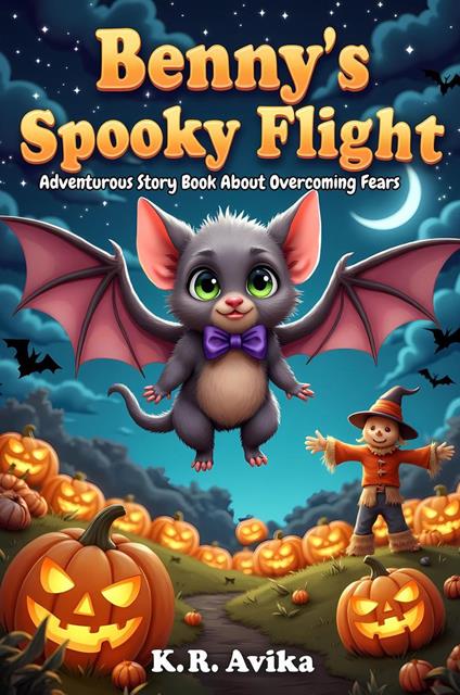 Benny's Spooky Flight: Adventurous Story Book About Overcoming Fears - K.R. Avika - ebook