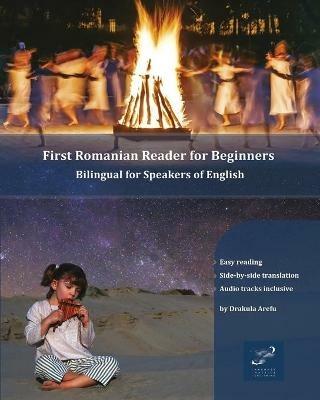 First Romanian Reader for Beginners: Bilingual for Speakers of English - Drakula Arefu - cover