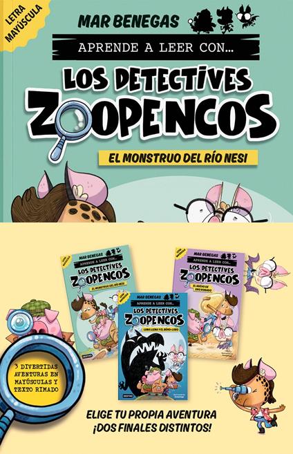 Pack Aprender a leer con... ¡Los Detectives Zoopencos! 1, 2 y 3 - Mar Benegas,Juanjotagé - ebook
