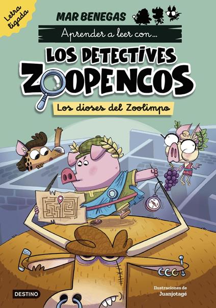 Aprender a leer con... Los Detectives Zoopencos Letra ligada 2. Los dioses del Z - Mar Benegas - ebook
