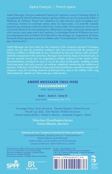 Passionnement - Libro + CD Audio di André-Charles-Prosper Messager - 2
