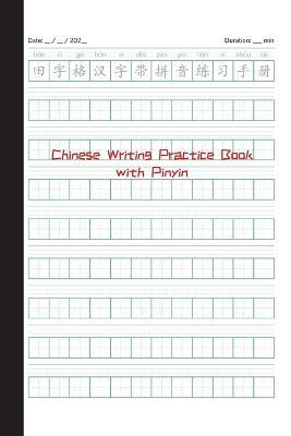Chinese Writing Practice Book with Pinyin: Tian Zi Ge Notebook: Tian Zi Ge Notebook with Pinyin: Tian Zi Ge - Comtebarcelona - cover