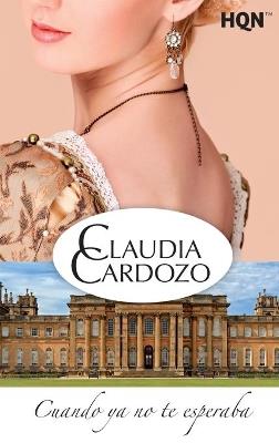Cuando ya no te esperaba - Claudia Cardozo - cover
