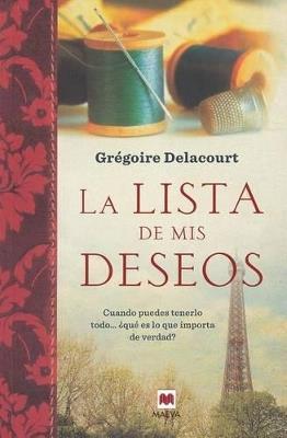 La lista de mis deseos - Grégoire Delacourt - cover