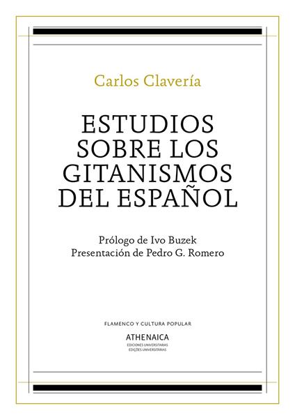 Estudios sobre los gitanismos del español