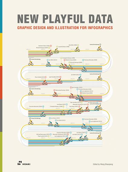 New Playful Data. Graphic design and illustration for infographics. Ediz. illustrata - Wang Shaoqiang - copertina