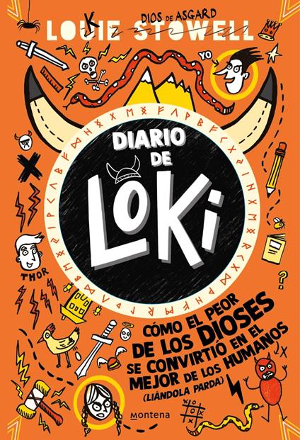Diario de Loki 1 - Cómo el peor de los dioses se convirtió en el mejor de los humanos (liándola parda) - Louie Stowell,JAVIER ROMA - ebook