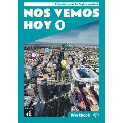 Nos vemos hoy 1 - Edicion inglesa Cuaderno de ejercicios + audio MP3 - Margarita Goerrissen,Pilar Perez Canizares,Juana Sanchez Benito - cover
