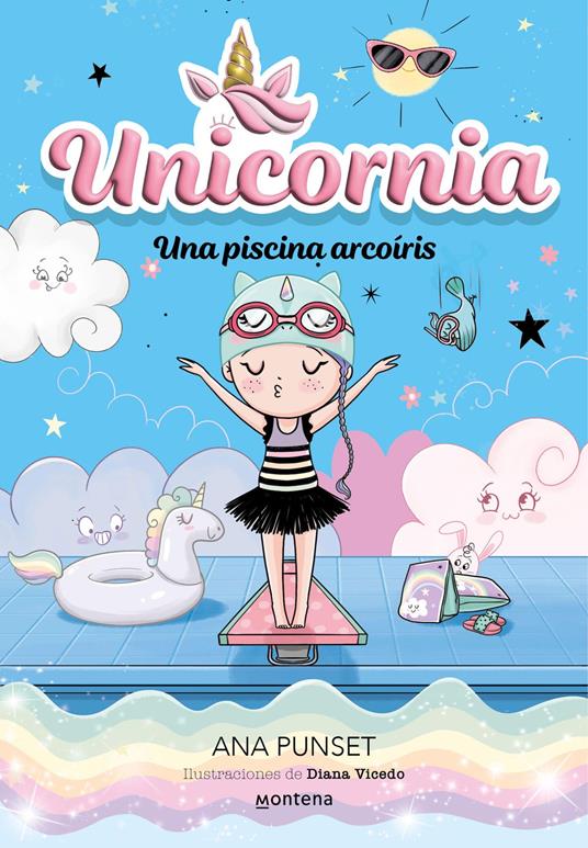 Unicornia 9 - Una piscina arcoíris - Punset Ana,Diana Vicedo - ebook