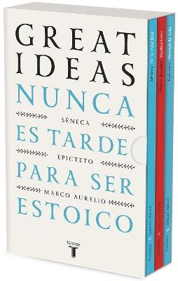 Estuche. Nunca es tarde para ser estoico / Boxed Set. It Is Never Too Late to Be Stoic - SÉNECA,EPICTETO,Marco Aurelio - cover