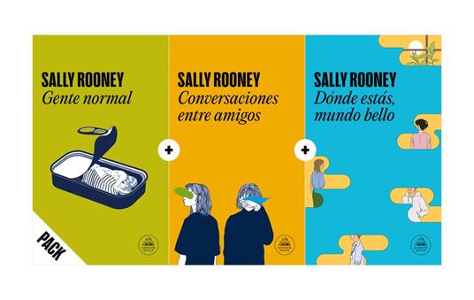 Estuche Sally Rooney (contiene: Gente normal | Conversaciones entre amigos | Dónde estás, mundo bello)