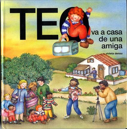 Teo va a casa de una amiga - Violeta Denou - ebook