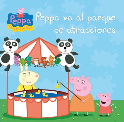 Peppa Pig. Un cuento - Peppa va al parque de atracciones - Eone,Hasbro,IRENE PONS JULIÁ - ebook